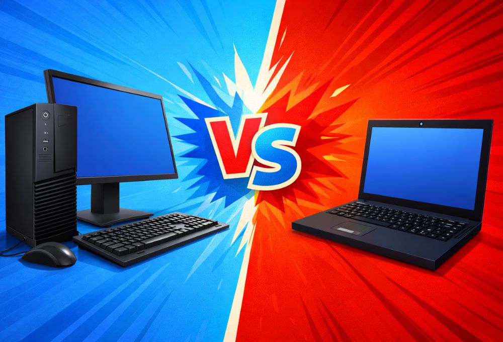 Desktop PC vs Notebook สำหรับองค์กร แบบไหนดีกว่า